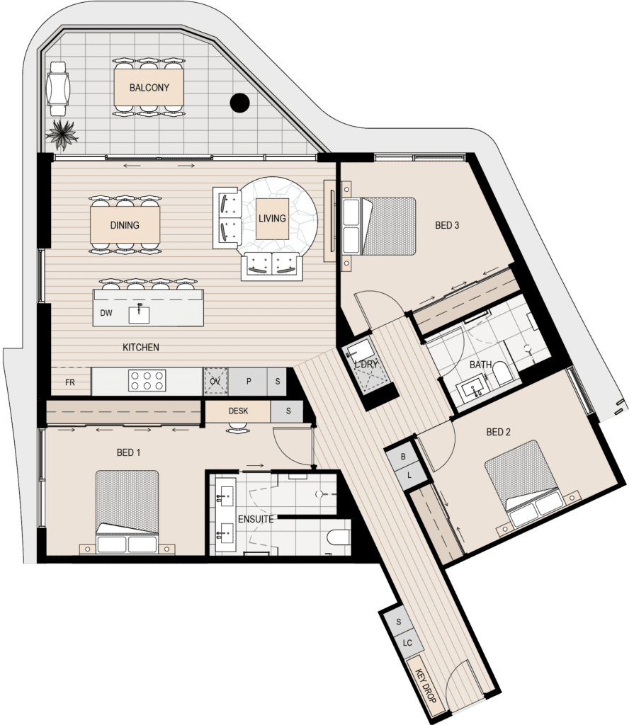 Apartment floorplan 101
