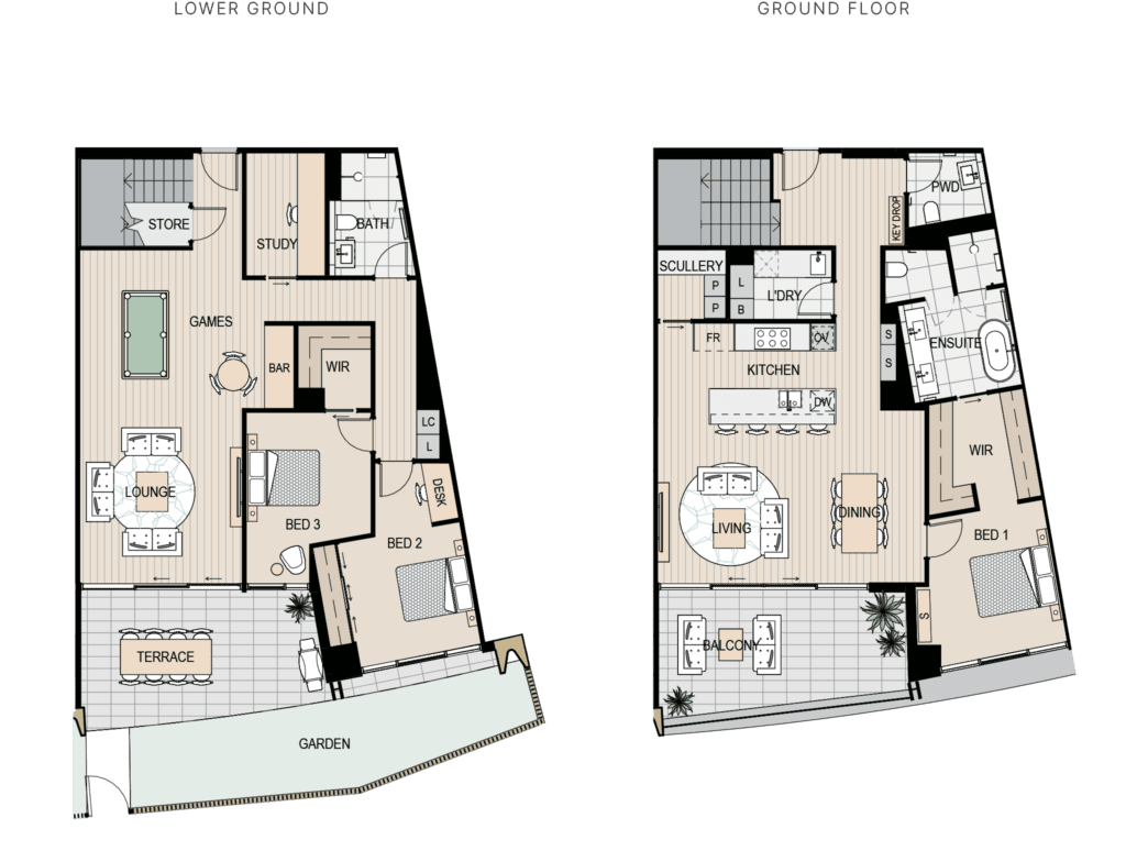 Apartment floorplan G06